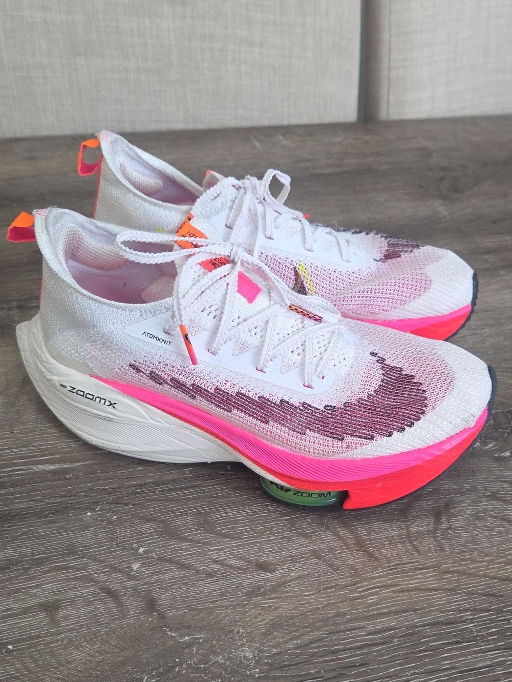 Nike Air Zoom Alphafly NEXT% Flyknit Rawdacious 2021 7.5
